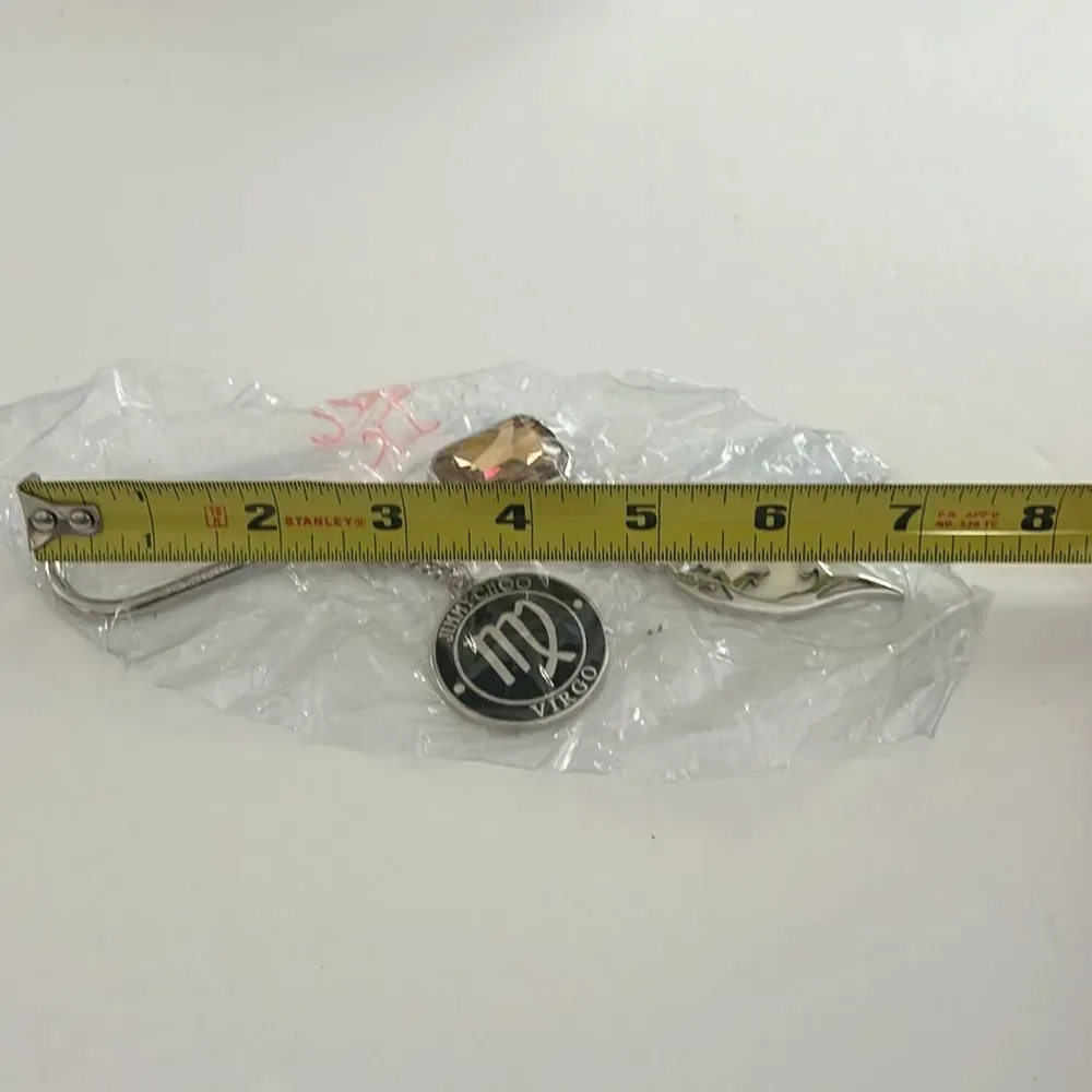 NWOT Jimmy Choo VIRGO Silver Key Chain
